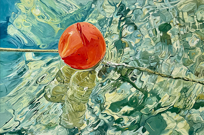 Gemälde Glittering Surface III von Kirsten Serowski