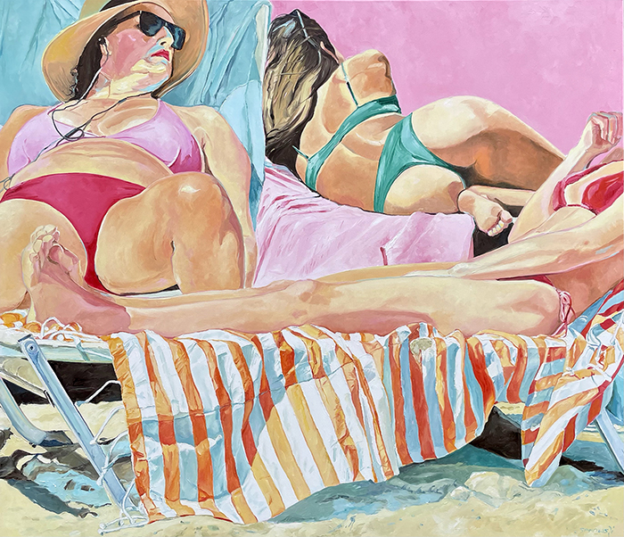 Gemälde Urlaubsnarkose von Kirsten Serowski